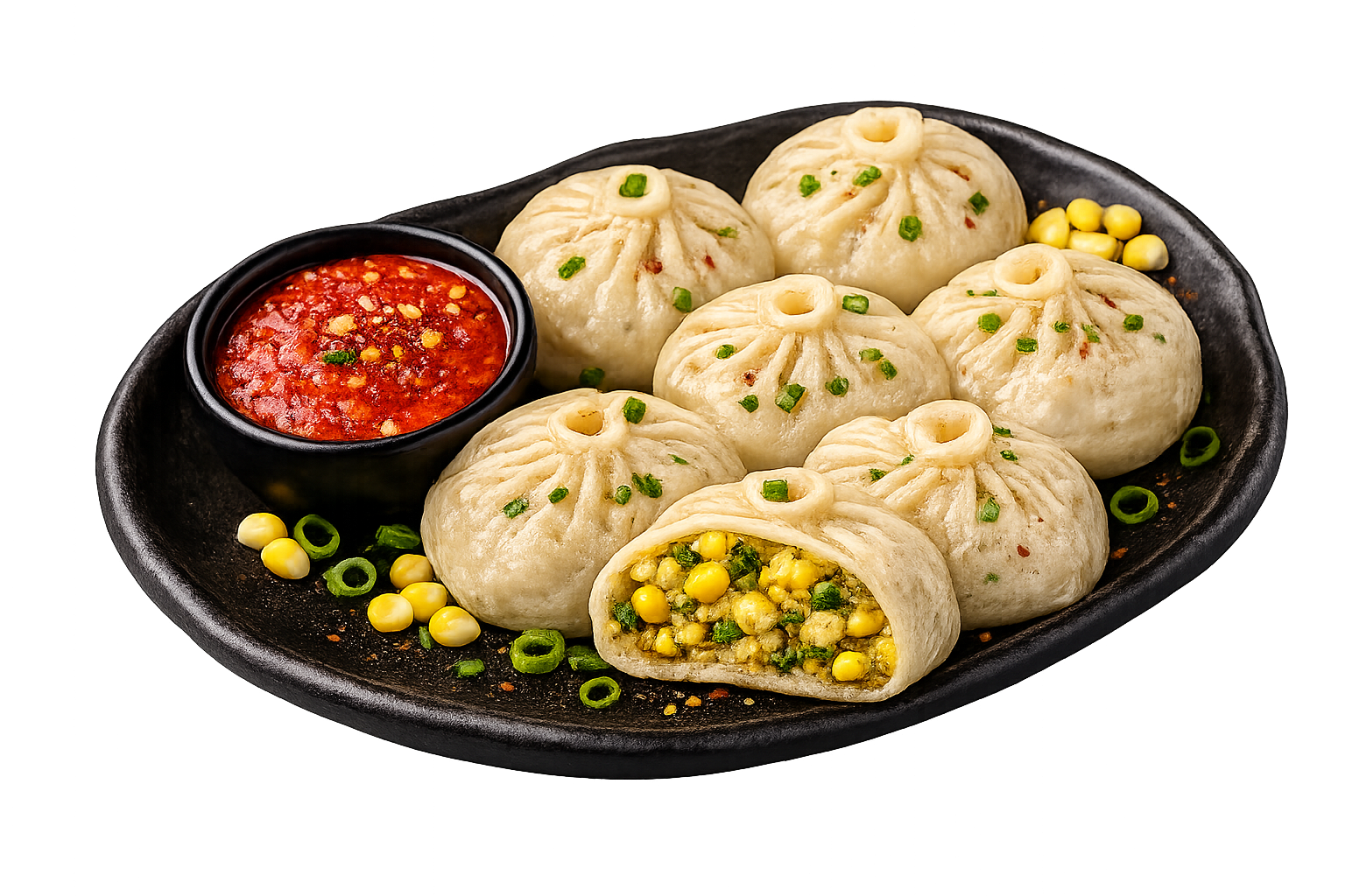 Corn Momos